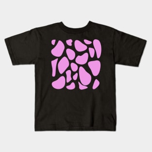 Bright pink Dalmatian spots Kids T-Shirt